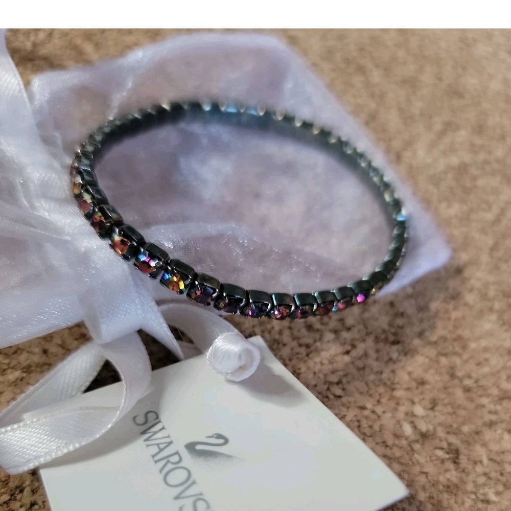 Swarovski Dark Multicolor Crystal Bracelet